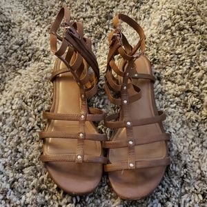 Brown Gladiator Sandals